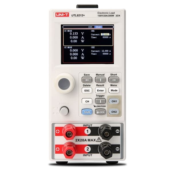 UNI-T UTL8212+ Dual-Channel DC Electronic Load