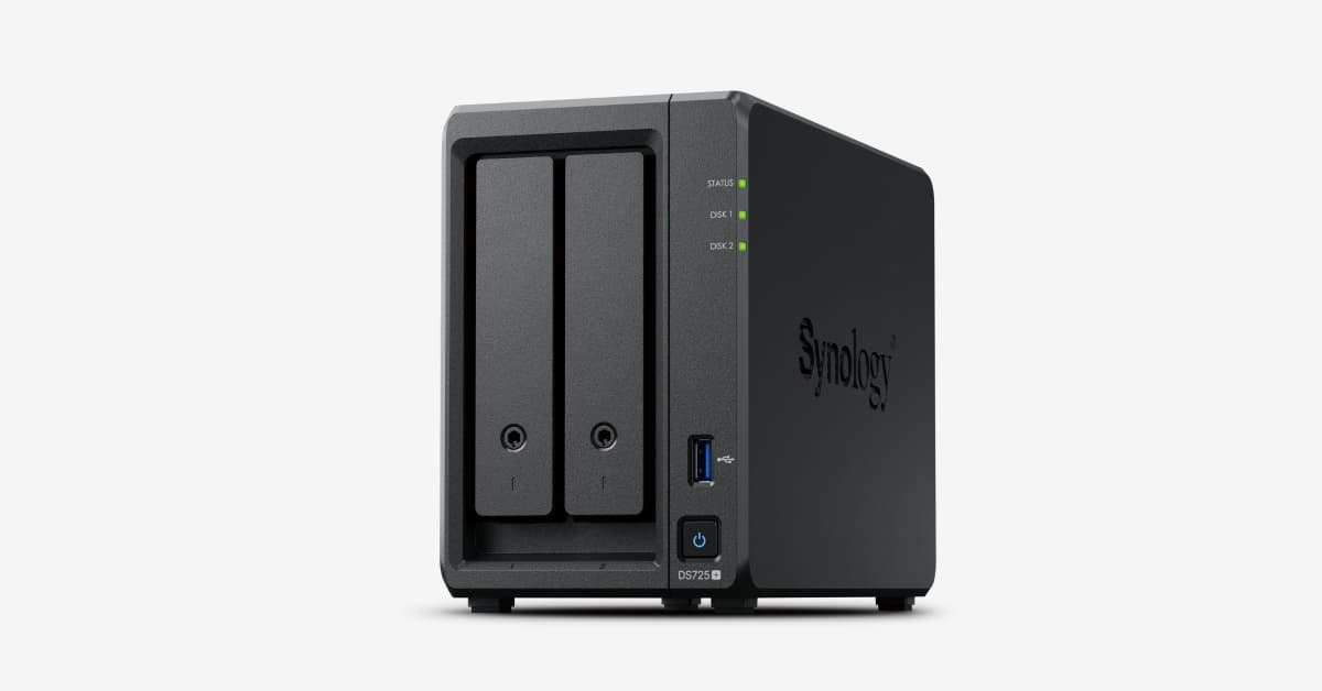 Synology DiskStation DS725+ 2-Bay NAS