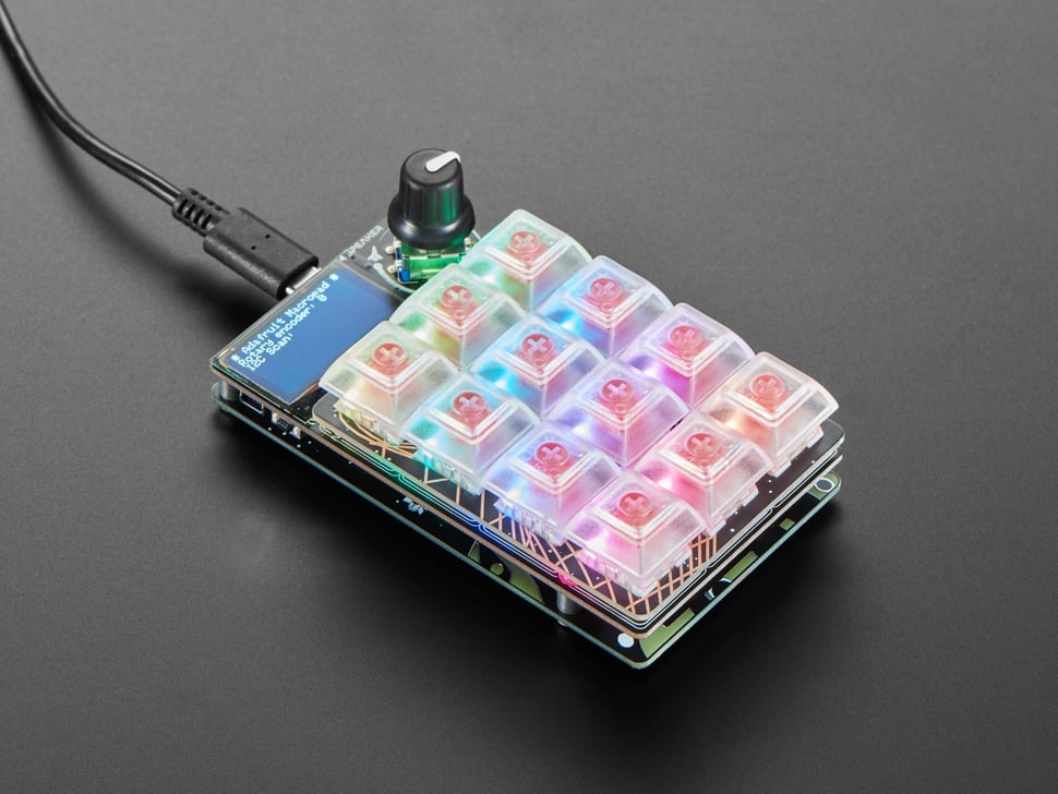Adafruit MacroPad RP2040 Starter Kit (PID 5128)