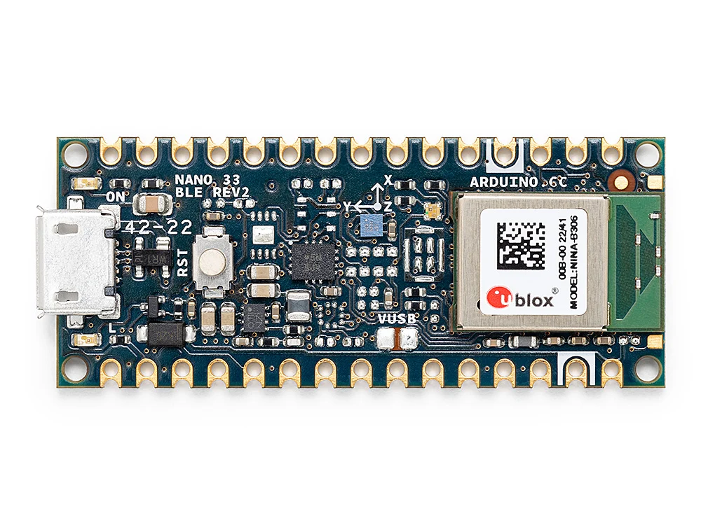 Arduino Nano 33 BLE Rev2 without Headers (ABX00071)