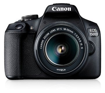 Canon EOS 1500D with EF-S 18-55mm f/3.5-5.6 IS II Kit