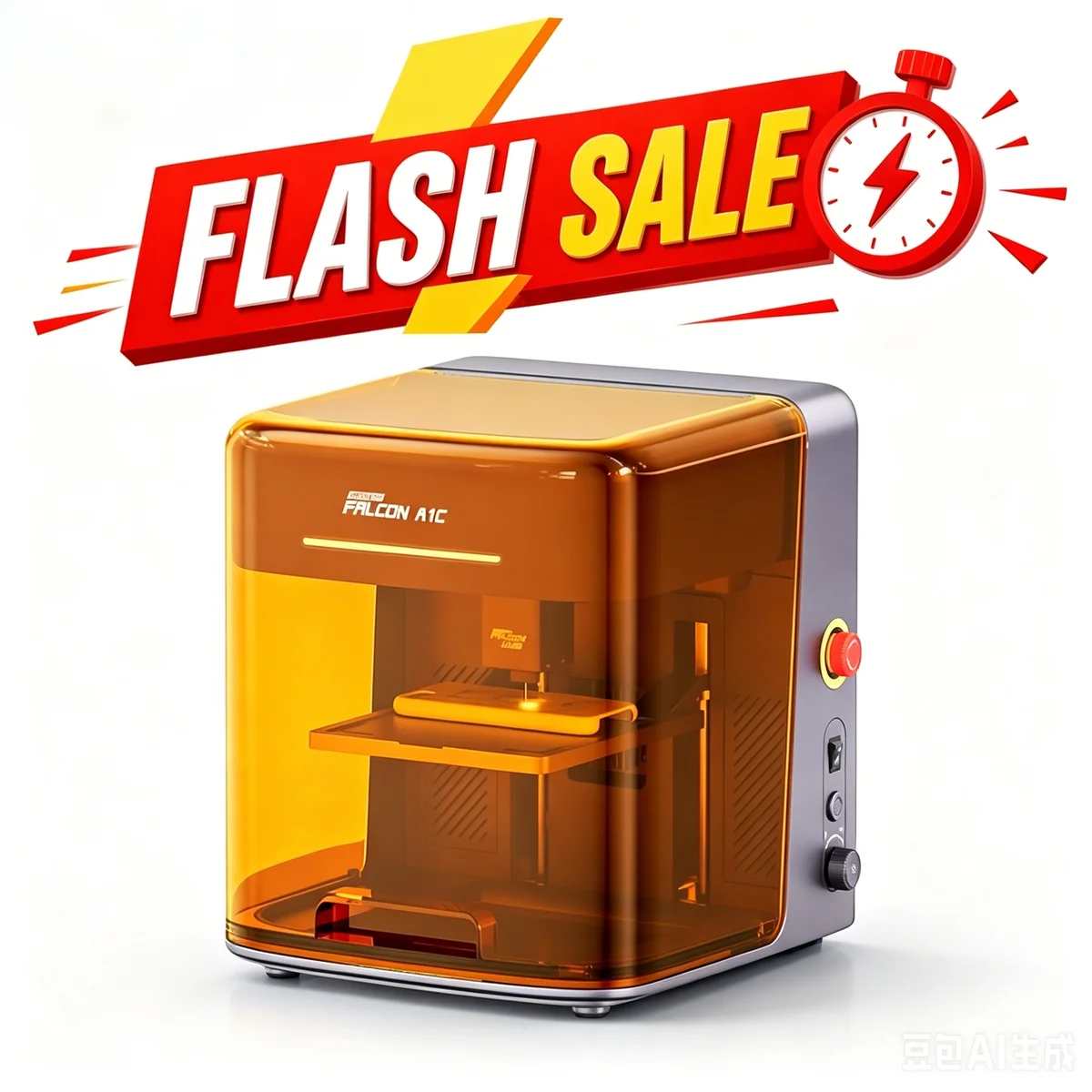 Creality Falcon A1C 10W AI Power Laser Engraver and Cutter
