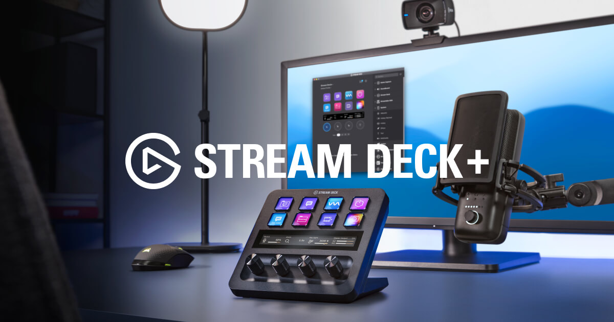 Elgato Stream Deck + Black (10GBD9901)