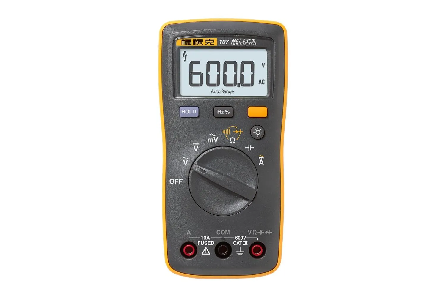 Fluke 107 Palm-Sized Digital Multimeter