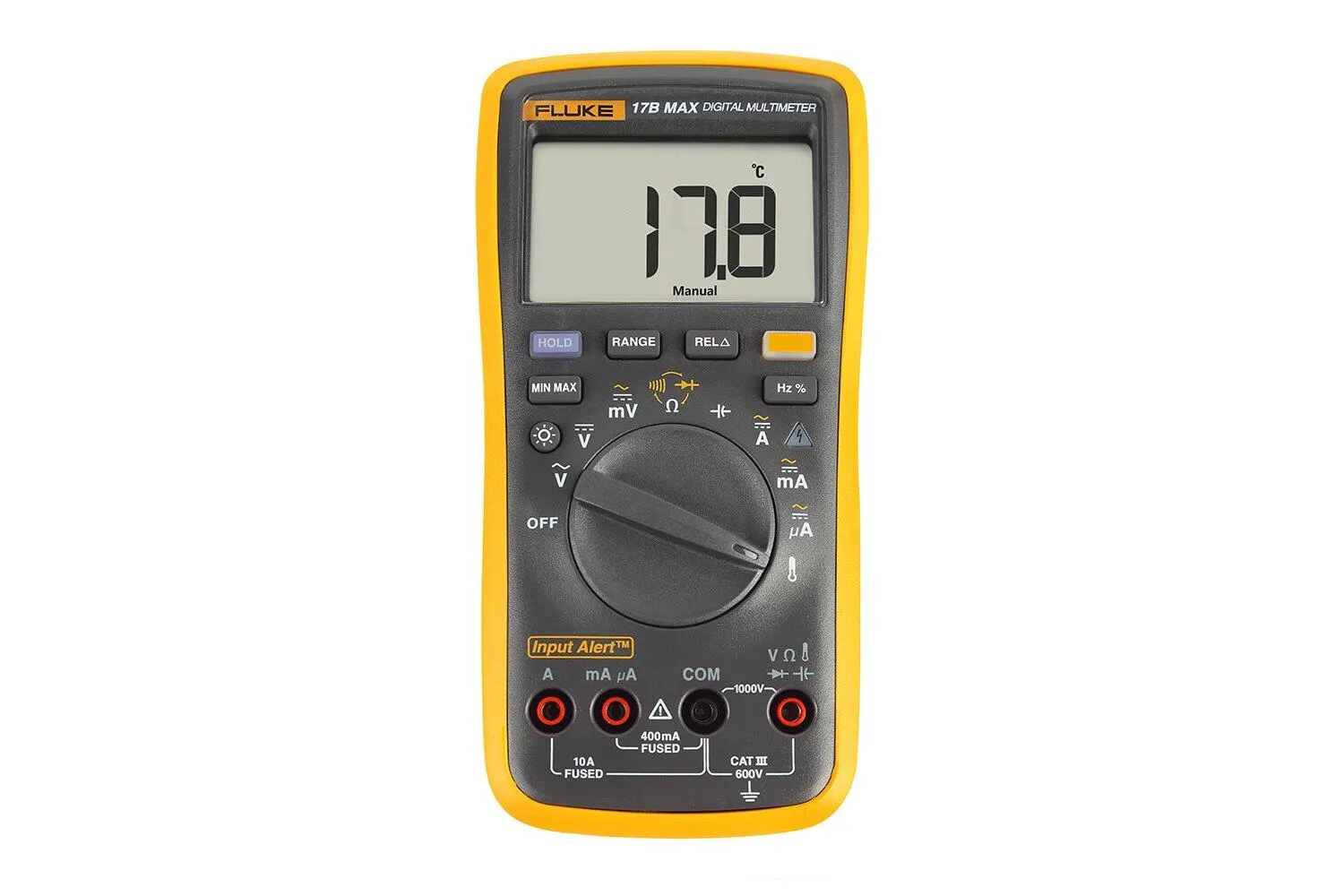 Fluke 17B MAX Digital Multimeter with TL75 Test Leads set