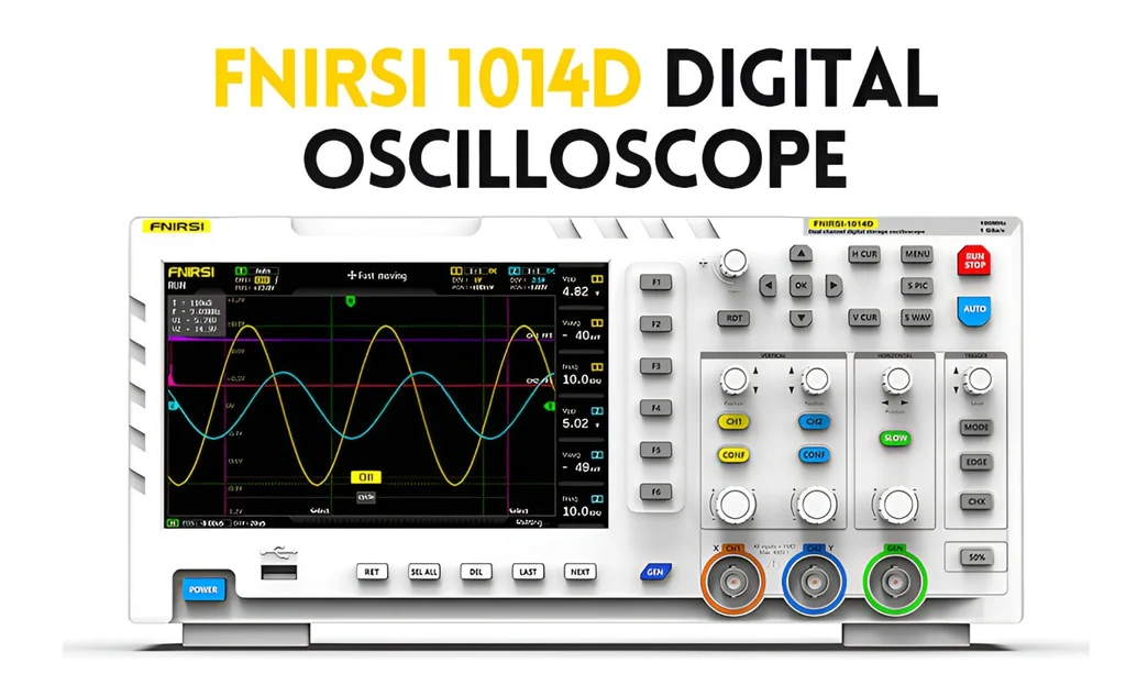 FNIRSI 1014D 2-in-1 Dual-Channel 100 MHz Oscilloscope Signal Generator