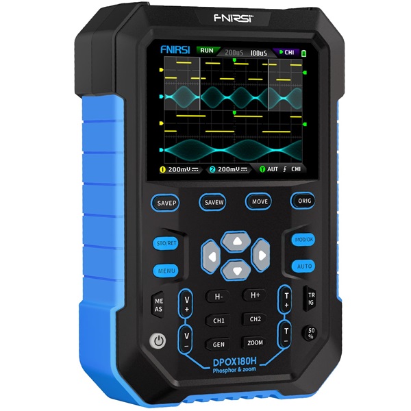 FNIRSI DPOX180H 180MHz 2 Channel Digital Phosphor Oscilloscope