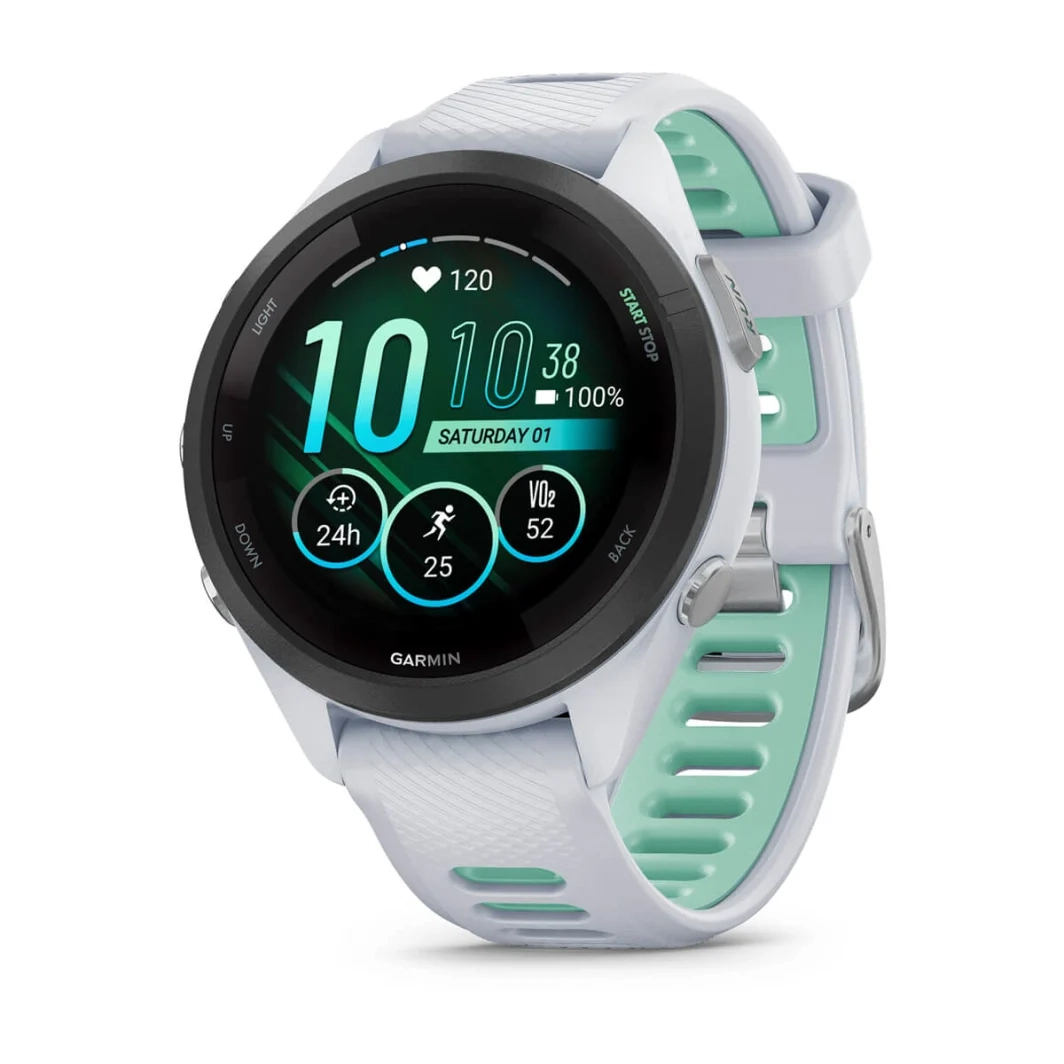 Garmin Forerunner 265 Whitestone Tidal Blue 010-02810-11