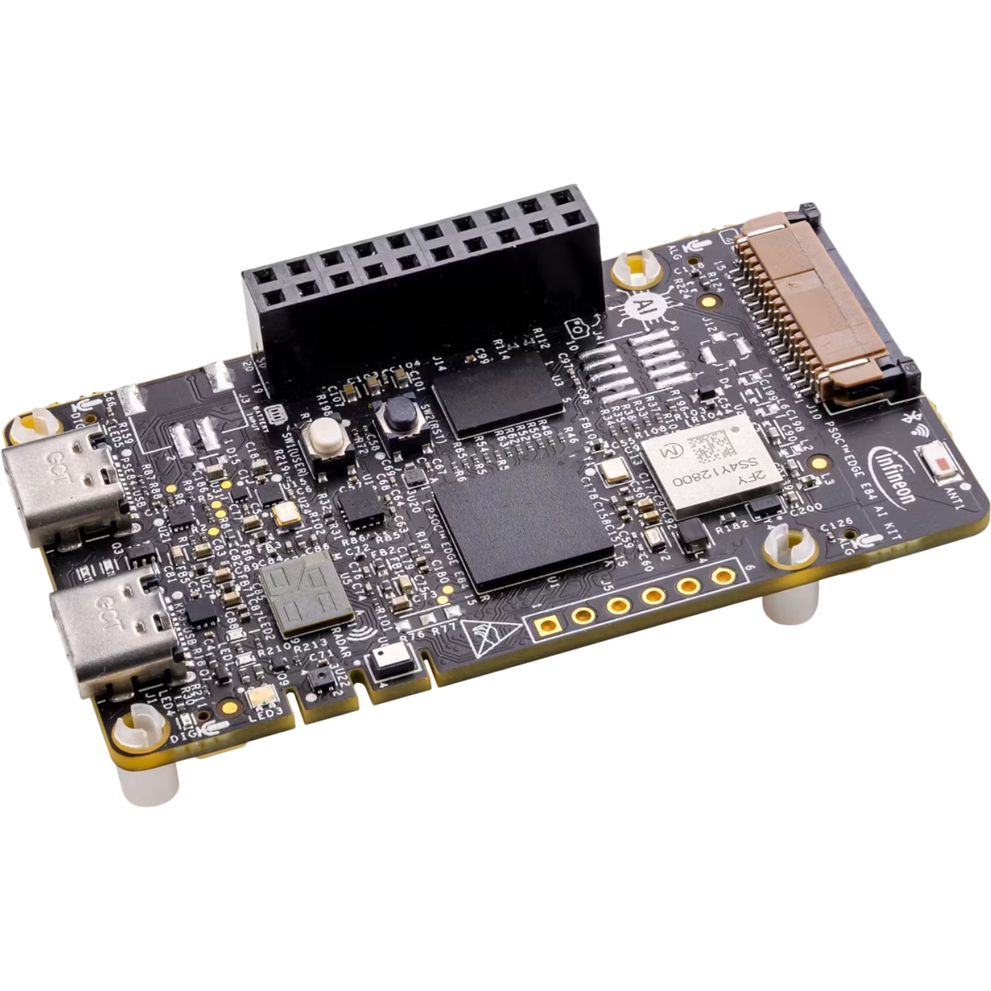 Infineon PSOC Edge E84 AI Evaluation Kit (KITPSE84AITOBO1)