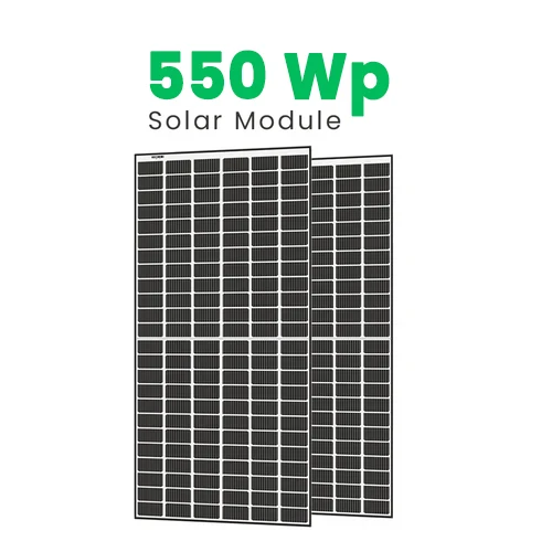 Loom Solar SHARK 550 Wp Bifacial Solar Panel (Pack of 2)