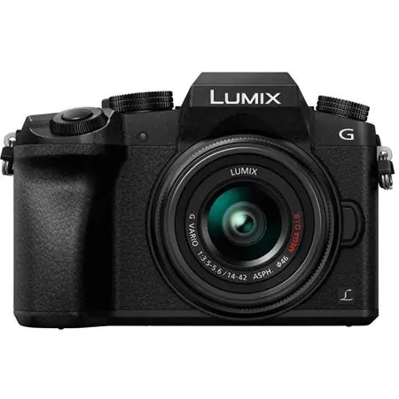 Panasonic Lumix G7 with 14-42mm Lens (DMC-G7KGW-K)