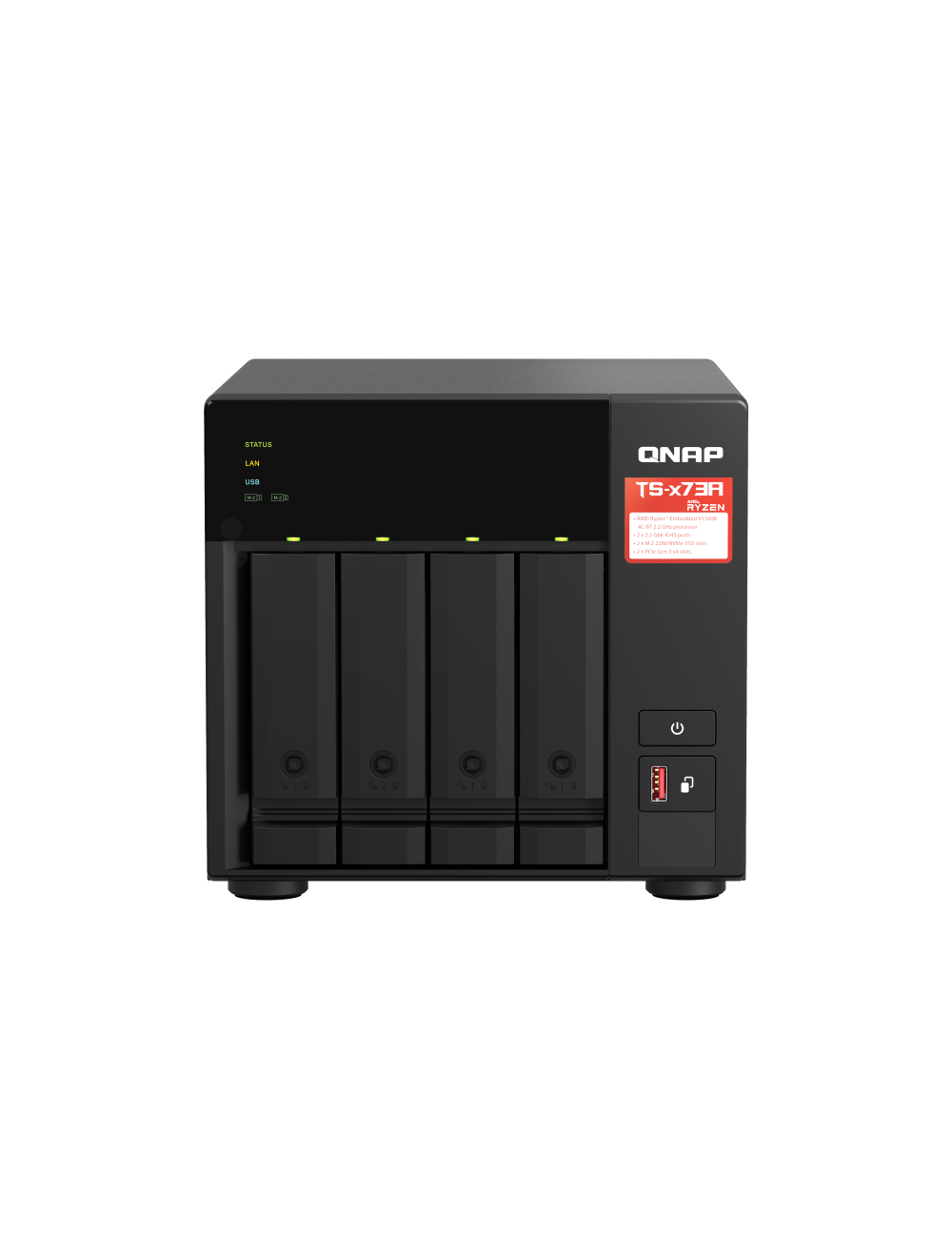 QNAP TS-473A-8G 4-Bay NAS