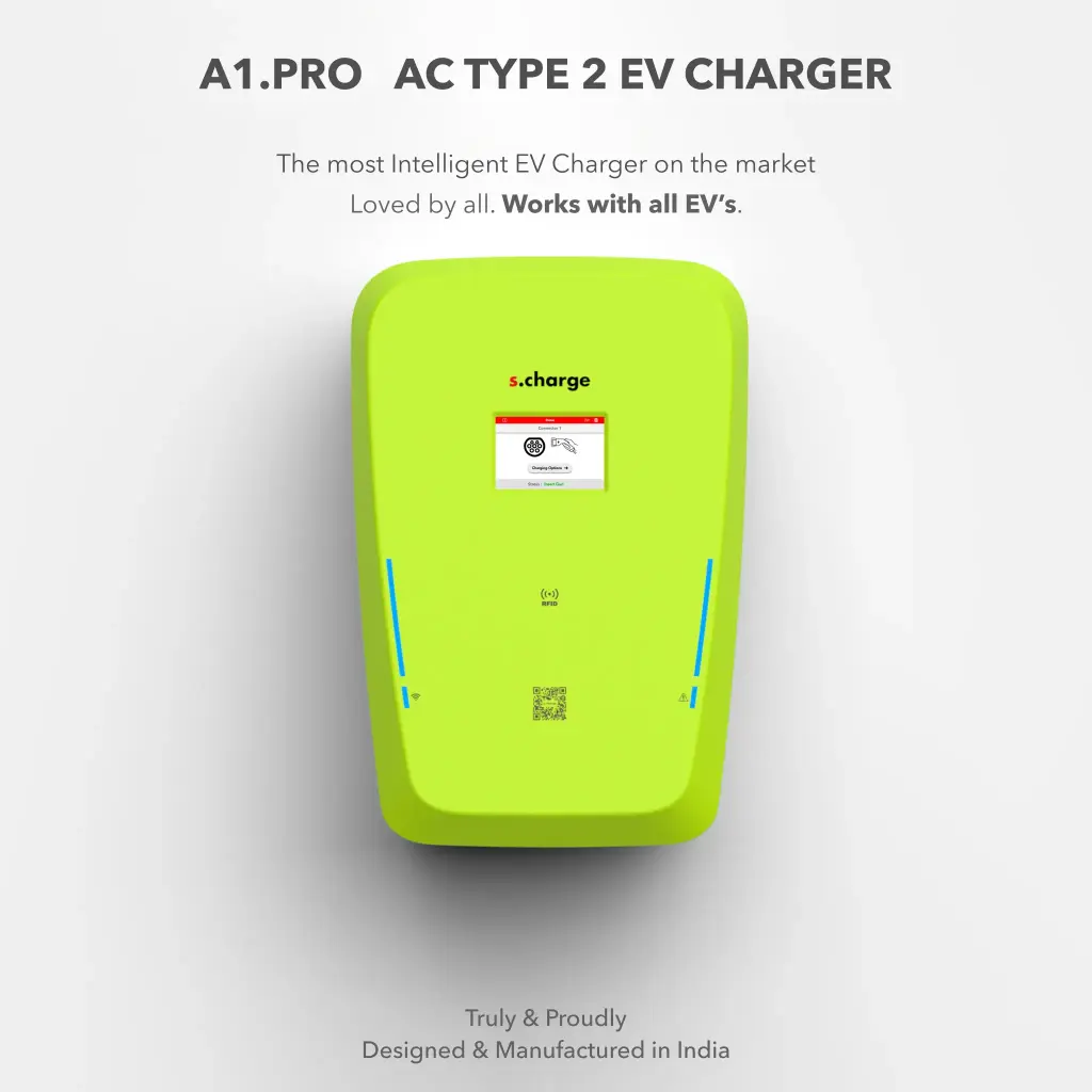 SCharge A1 Pro AC Type 2 EV Charger