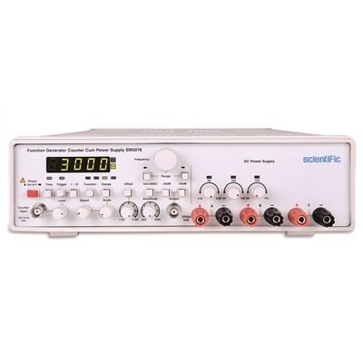 Scientific Mes-Technik SM5076 3 MHz Function Generator with Counter and Power Supply