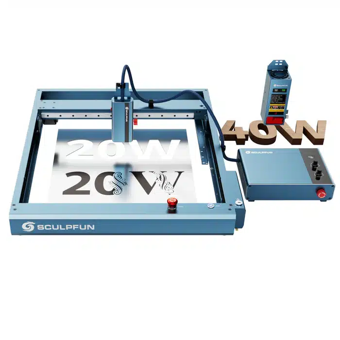 SCULPFUN A9 Ultra Dual 20W Fiber + 40W Diode Laser