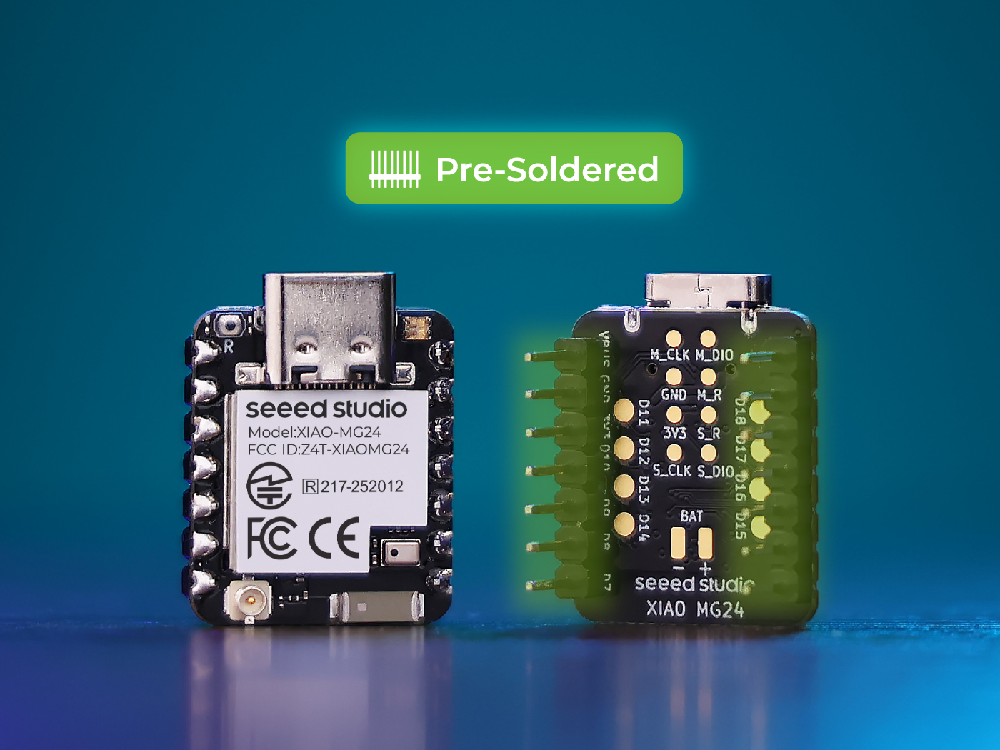 Seeed Studio XIAO MG24 Sense Pre-Soldered 102010691