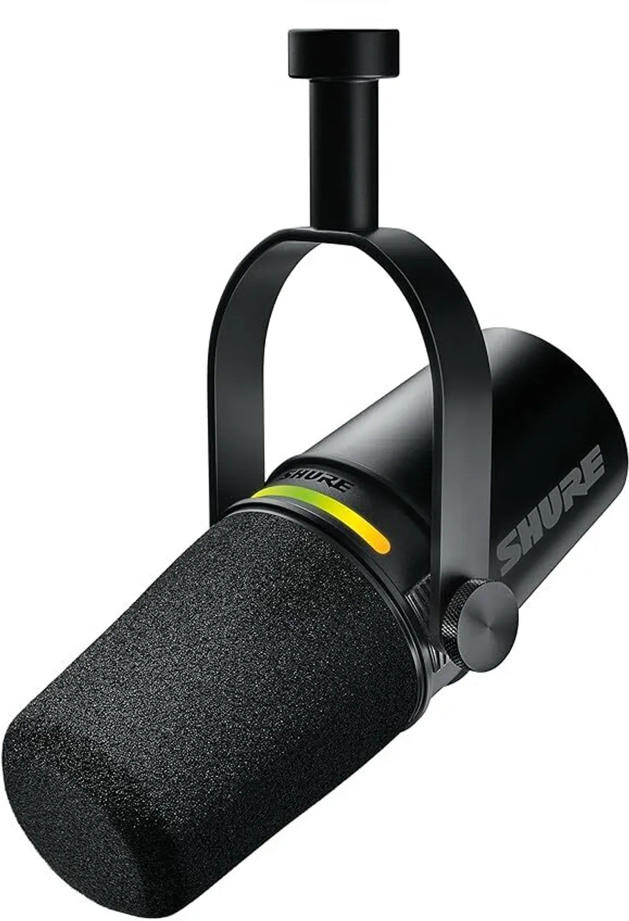 Shure MV7+ Podcast Microphone Black (MV7+-K)