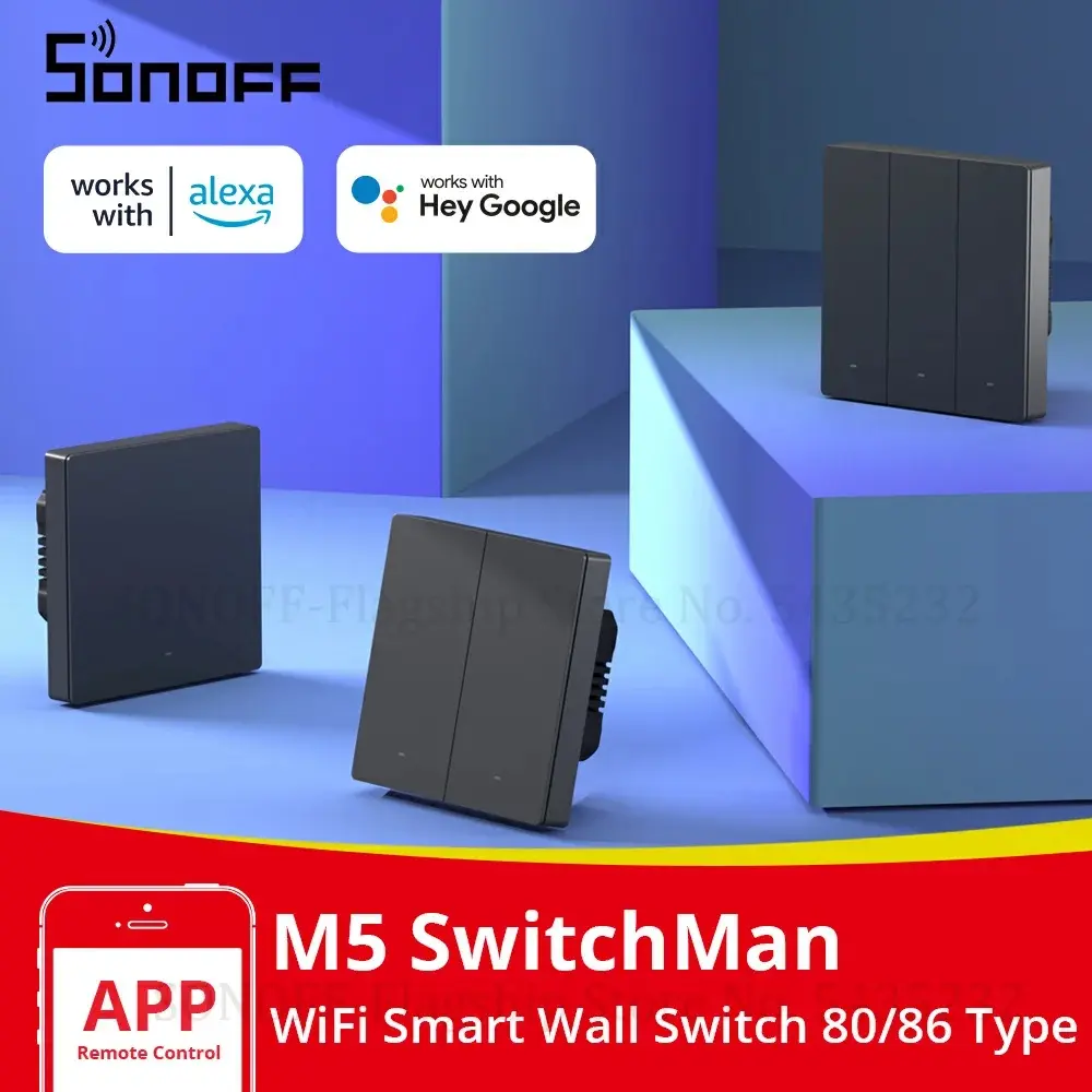 SONOFF M5-3C-86 SwitchMan Smart Wall Switch