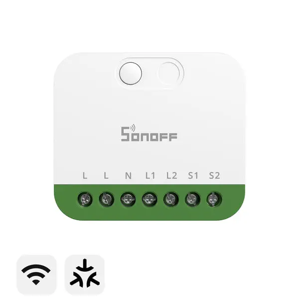 SONOFF MINI-2GS Mini Duo Matter 2-Gang Wi-Fi Smart Switch