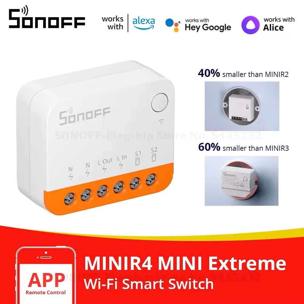 SONOFF MINIR4 Mini Extreme Wi-Fi Smart Switch