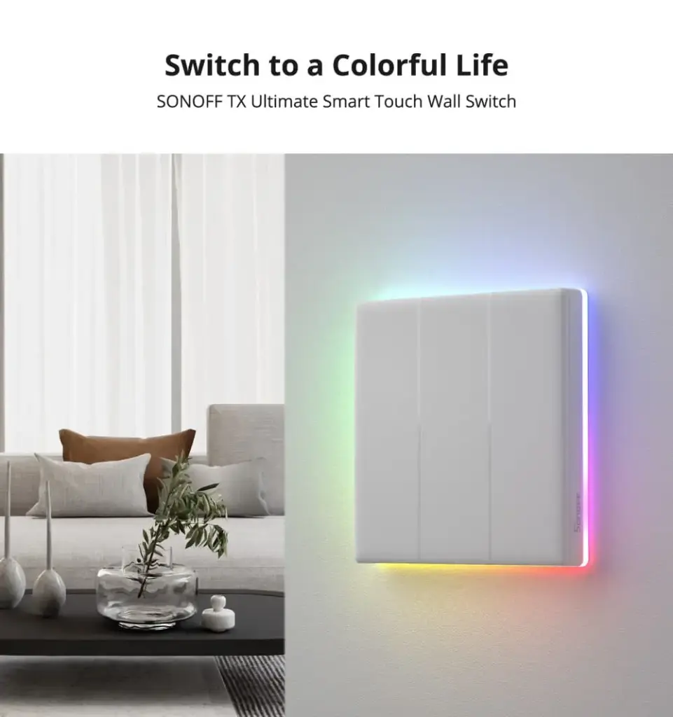 SONOFF T5-3C-86 TX Ultimate WiFi Touch Wall Switch