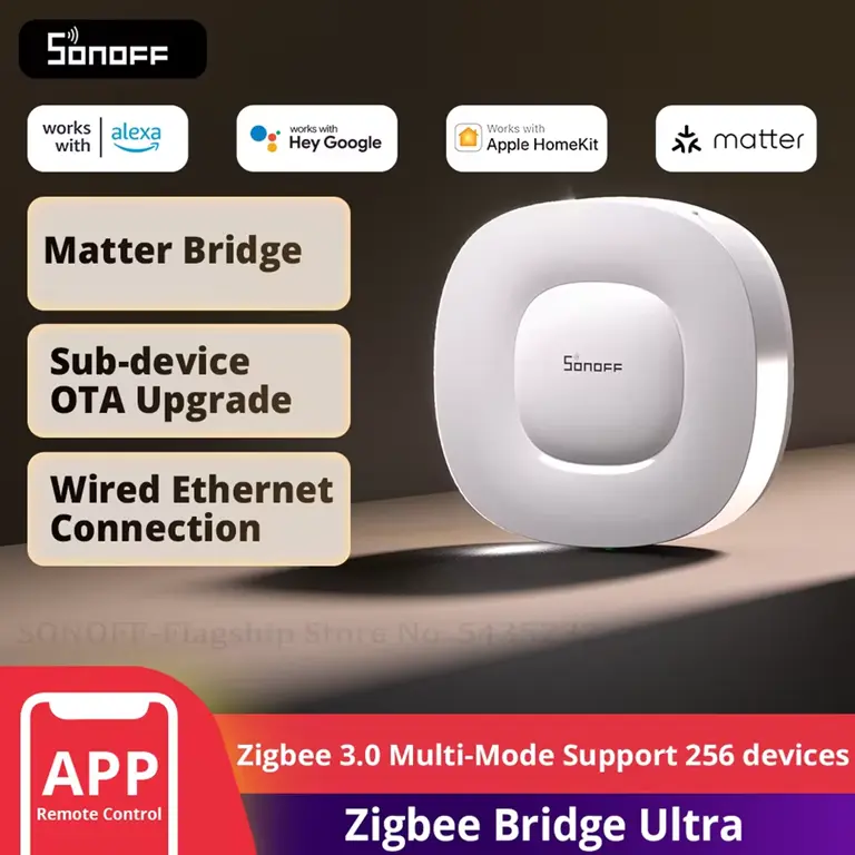 SONOFF Zigbee Bridge Ultra ZBBridge-U Matter Zigbee Gateway