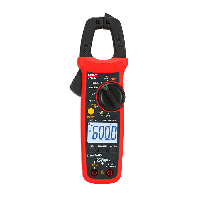 UNI-T UT204+ 600A True-RMS AC/DC Clamp Meter