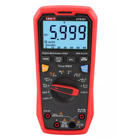 UNI-T UT61D+ 6000-Count True-RMS Digital Multimeter with USB