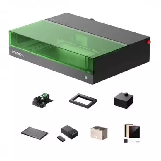 xTool S1 40W Enclosed Diode Laser Cutter with RA2 Pro Kit