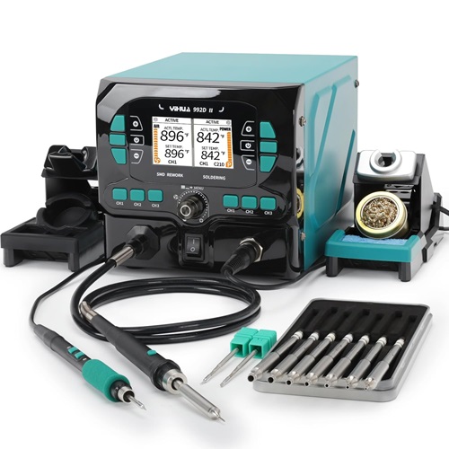 YIHUA 992D-II Precision Hot Air and Soldering Iron Station