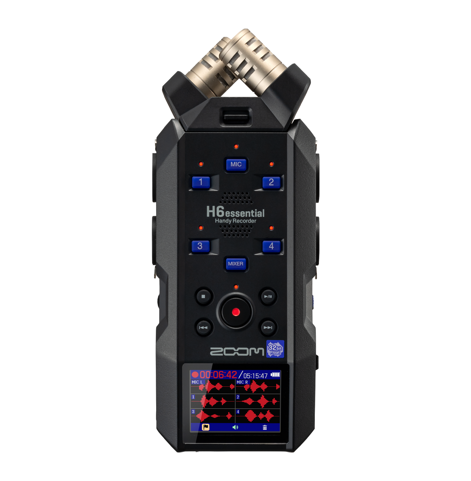 Zoom H6essential 6-Track 32-Bit Float Portable Audio Recorder
